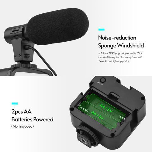Comp Video Making Kit, Tripod, Microphone, LED Light &Remote Item | Buy Comp Video Making Kit, Tripod, Microphone, LED Light &Remote | SPOP Enterprise Global
